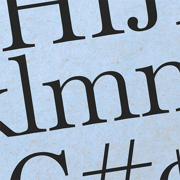 An exmple of the original baskerville typeface